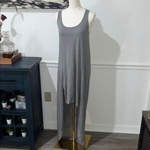 Gray Sleeveless Maxi Dress Michael Stars small